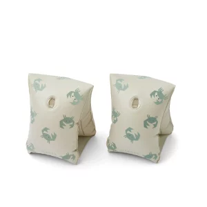 brassards beige crabes bleu enfant