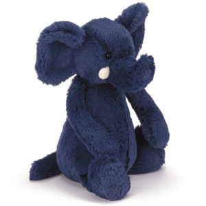 PELUCHE BASHFUL ELEPHANT BLEU ORIGINAL JELLYCAT