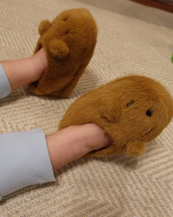 Chaussons Ours Golden Caramel – Image 3