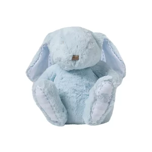 peluche doudou lapin bleu