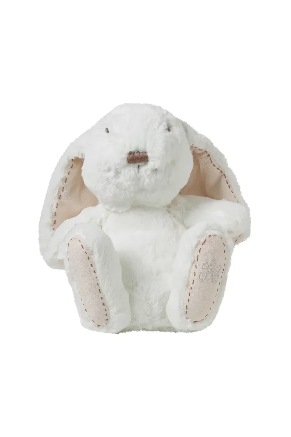 Peluche doudou ecru lapin