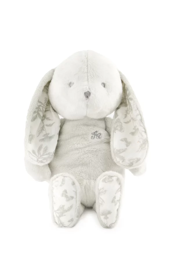 peluche doudou lapin gris toile de jouy