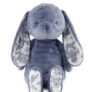 peluche doudou bleu lapin toile de jouy
