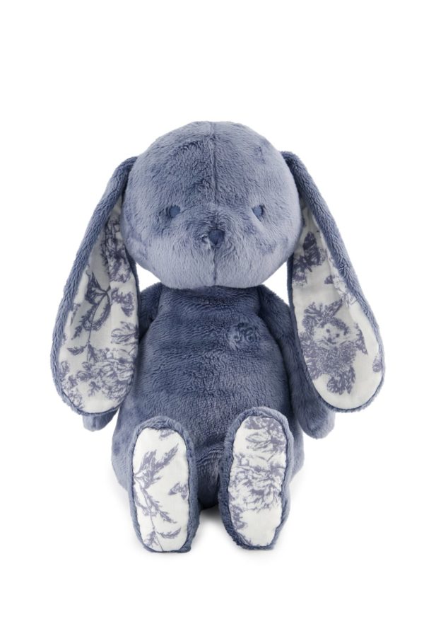 peluche doudou bleu lapin toile de jouy