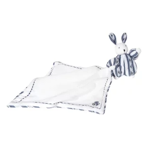 peluche doudou lapin bleu