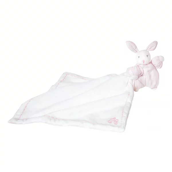 doudou lapin rose