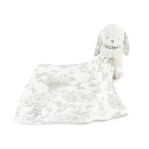 peluche doudou lapin gris toile de jouy