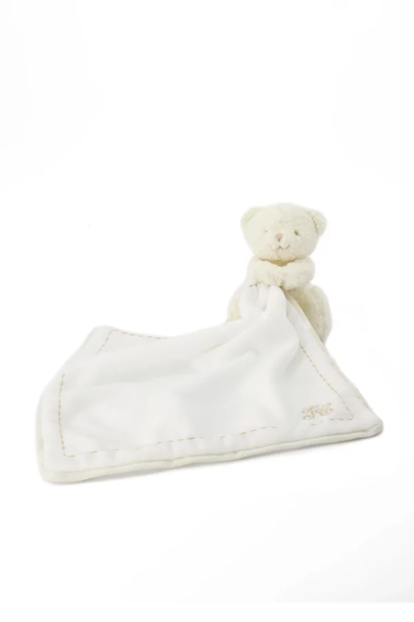 peluche doudou ourson nacre