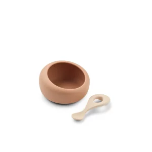 set bol et cuillère en silicone tuscany rose sparia liewood