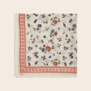 foulard en laine camélia 50x50 emile et ida