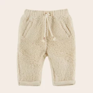 pantalon sherpa écru moumoute emile et ida