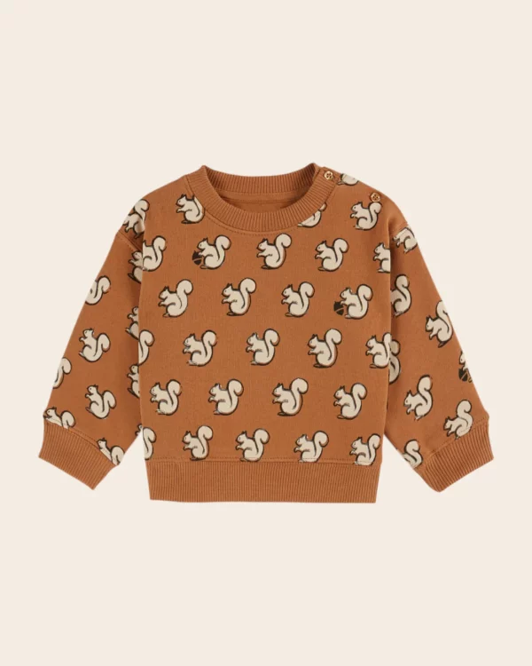 sweatshirt écureuil pécan emile et ida