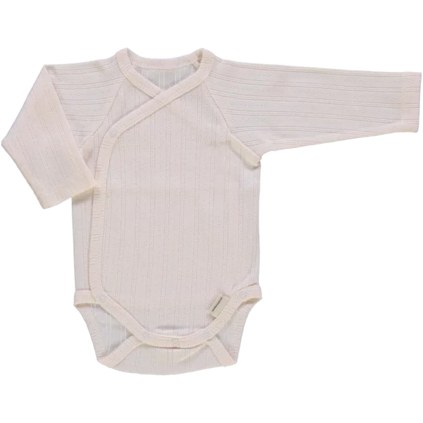 body lierre ecru pointelle poudre organic