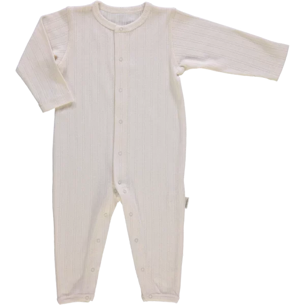 PYJAMA AIRELLE ECRU POINTELLE POUDRE ORGANIC