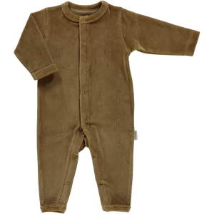 pyjama airelle velours ras dull gold poudre organic