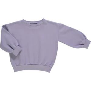 SWEAT SHIRT JOJOBA LAVENDER GRAY POUDRE ORGANIC