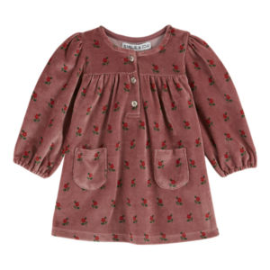 ROBE VELOURS POPPY VIOLINE EMILE ET IDA