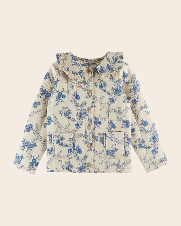 veste matelassée orchid bleu emile et ida