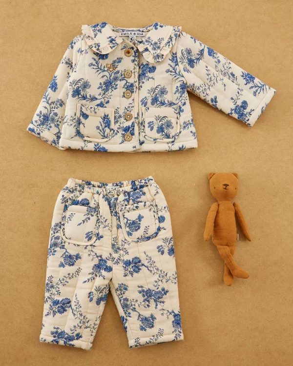 Veste Matelassée Orchid Bleu – Image 2