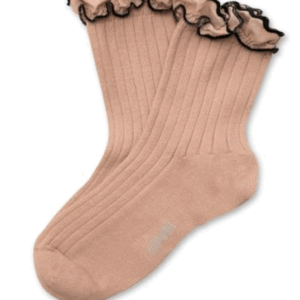 CHAUSSETTES SUZANNE VIEUX ROSE COLLEGIEN