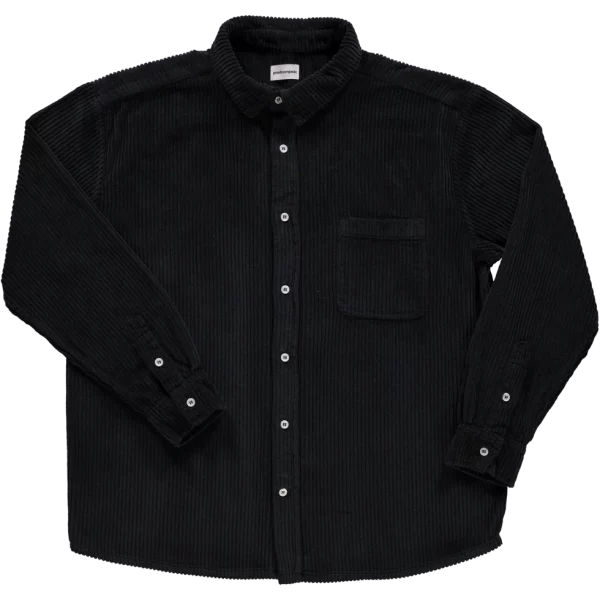 chemise lenhador velours côtelé pirate black poudre organic