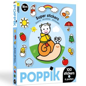 STICKETS BOX POUR LES PETITS GOMMETTES FACILES LES SAISONS POPPIK