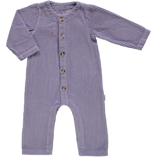 COMBINAISON MELEZE VELOURS COTELE LAVENDER GRAY POUDRE ORGANIC