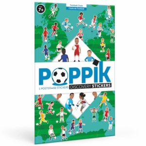 POSTER A STICKERS LES CLUBS DE FOOTBALL POPPIK