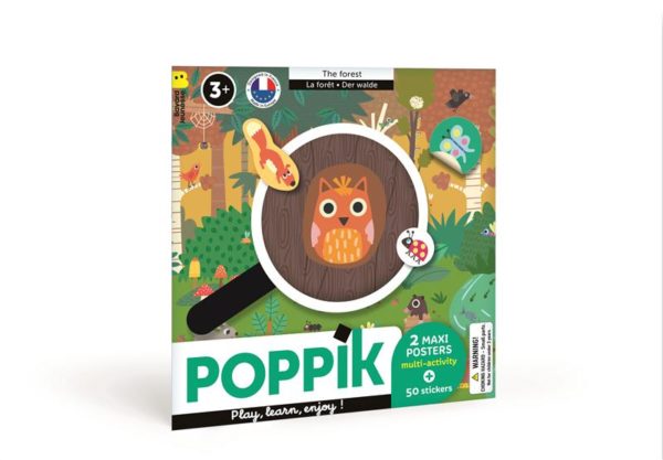 poster à jouer forêt enfant