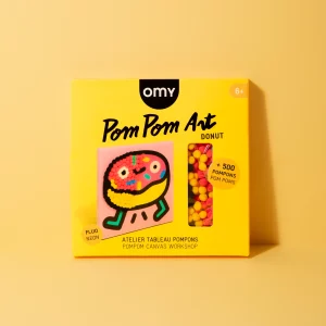 poster pompons enfant donuts