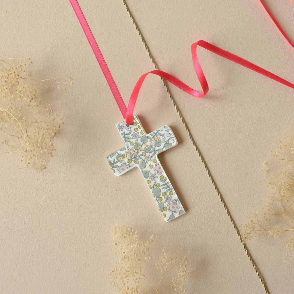 croix fleur bonheur