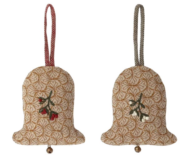 ornement cloche tissu
