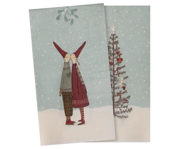 20 serviettes pixy décoration noël