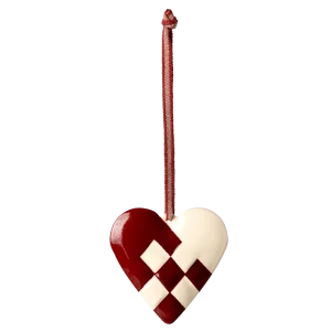 ornement coeur noël