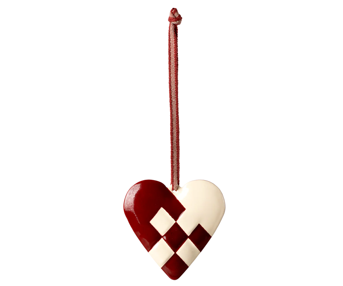 ornement coeur noël