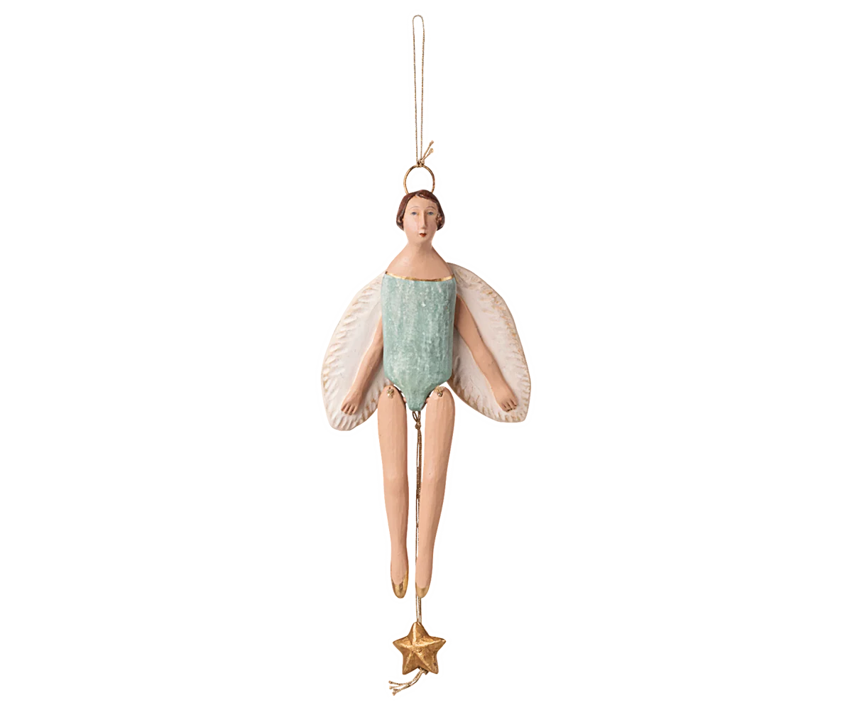 ornement ange bleu