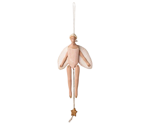 ornement ange rose