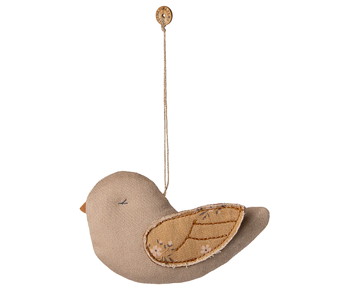ornement oiseau latte sapin de noël