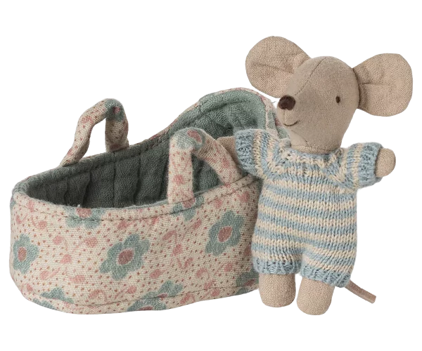 couffin bleu pour petite souris