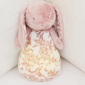 lapin veilleuse bleu toile de jouy