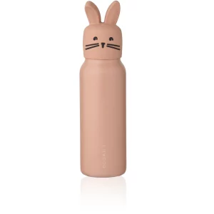 gourde paille lapin rose