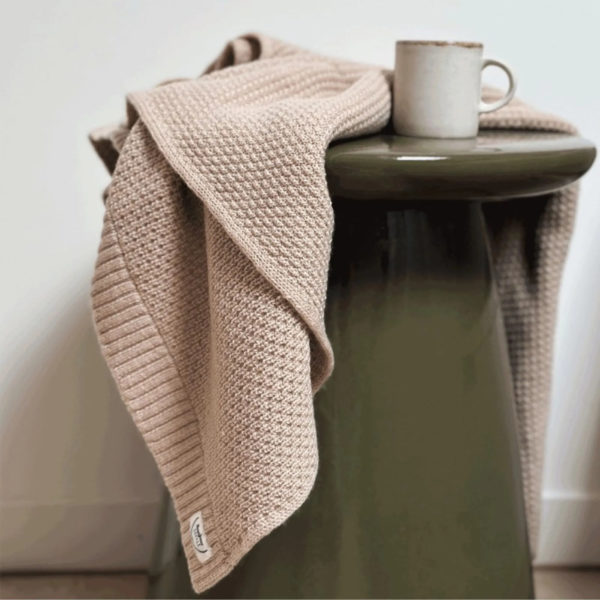 Couverture Mérinos - Noisette – Image 2