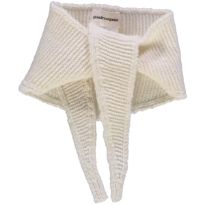 foulard scarf laine blanc