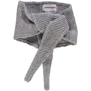 foulard scarf laine gris