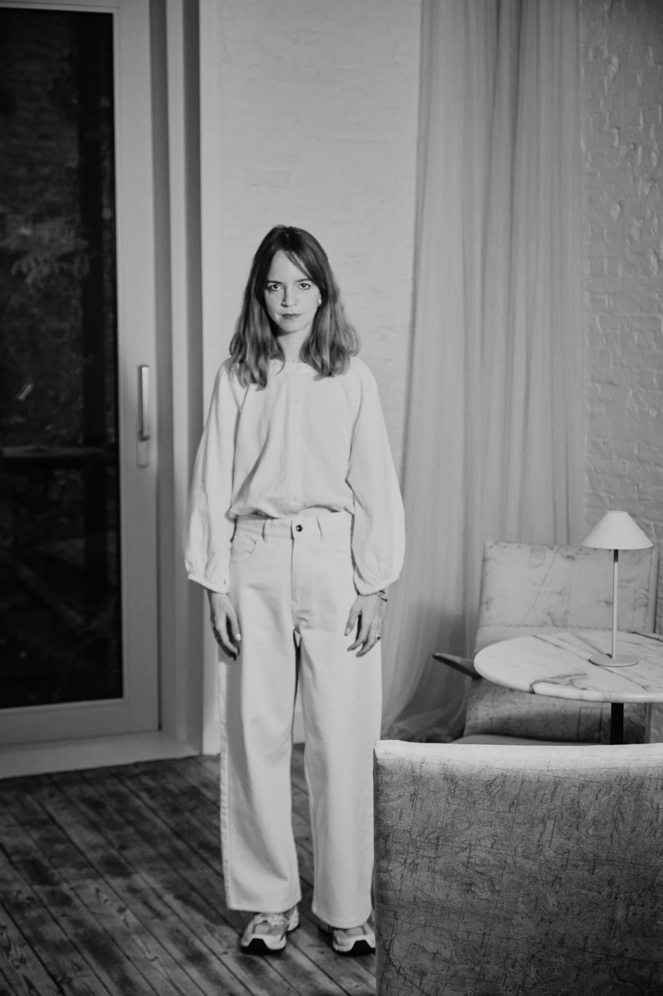 Blouse Onagre Fleuri Lavande – Image 2