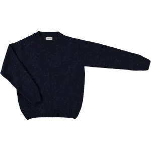 pull laine homme bleu