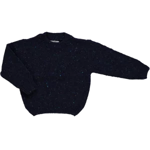 pull laine enfant bleu