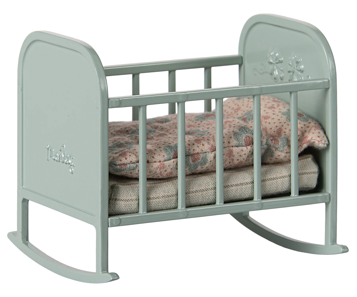 berceau pour souris bleu menthe