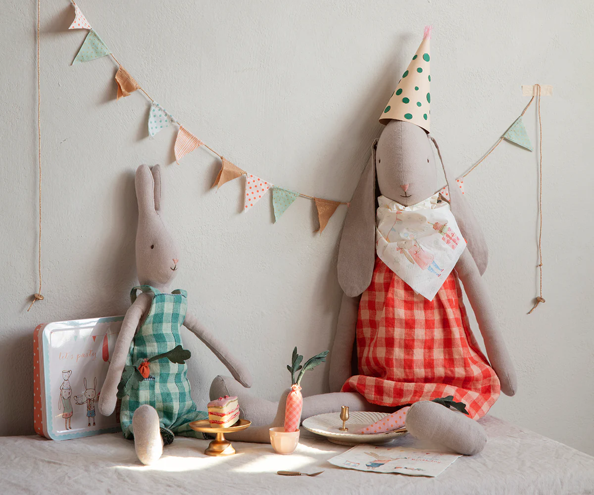 Lapin Bunny Taille 5 en robe vichy – Image 3