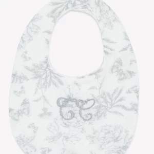 bavoir toile de jouy gris